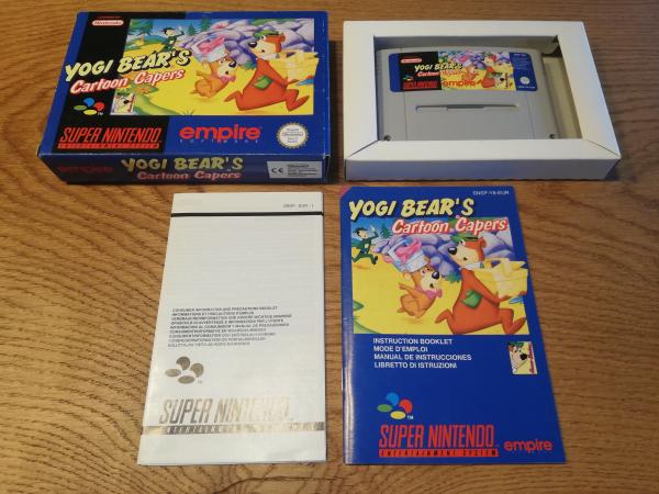 Super Nintendo Yogi Bear`s Cartoon Capers komplett mit Anleitung in OVP
