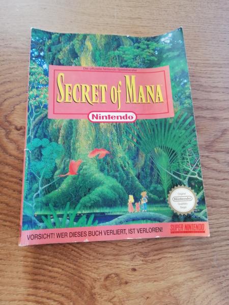 Super Nintendo Secret of Mana Spieleberater in sehr guten Zustand