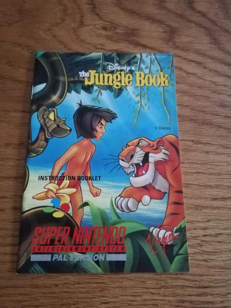 Super Nintendo The Jungle Book Spielanleitung Englisch