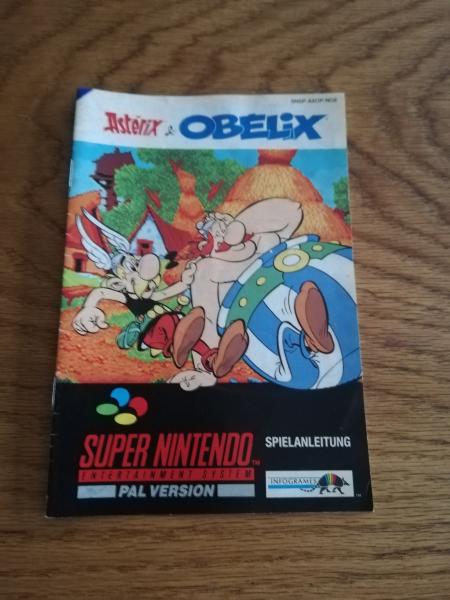 Super Nintendo Asterix & Obelix Spielanleitung SNSP-AXOP-NOE
