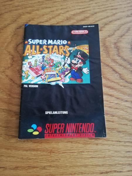 Super Nintendo Super Mario All* Stars Spielanleitung SNSP-4M-NOE-