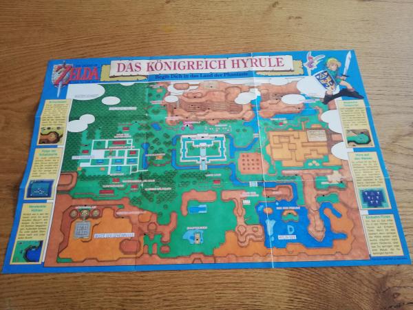 Super Nintendo The Legend of Zelda A link to the past Das Königreich Hyrule Poster