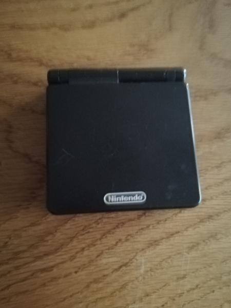 Nintendo Gameboy Advance SP Schwarz Model No.AGS-001 ohne Ladekabel(Voll funktionstüchtig getestet)