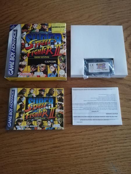 Street Fighter 2 Turbo Revival Nintendo Gameboy Advance in Originalverpackung mit Anleitung
