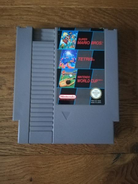 Nintendo NES 3 In 1 Spiel Super Mario Bros./Tetris/Nintendo World Cup NES-ZZ-NOE Loses Modul