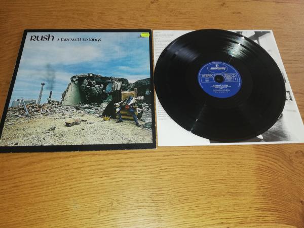 Rush- A Farewell to Kings 1977 Mercury 6338 834 Deutsche Pressung NM/VG