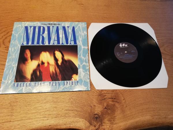 Nirvana-Smells Like Teen Spirit Maxi Single 1991 DGC GET 21673 Deutsche Pressung NM/VG+