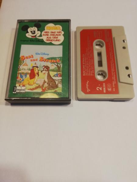 Susi und Strolch Grau mit Roten Aufkleber 0656.504 Disneyland Records