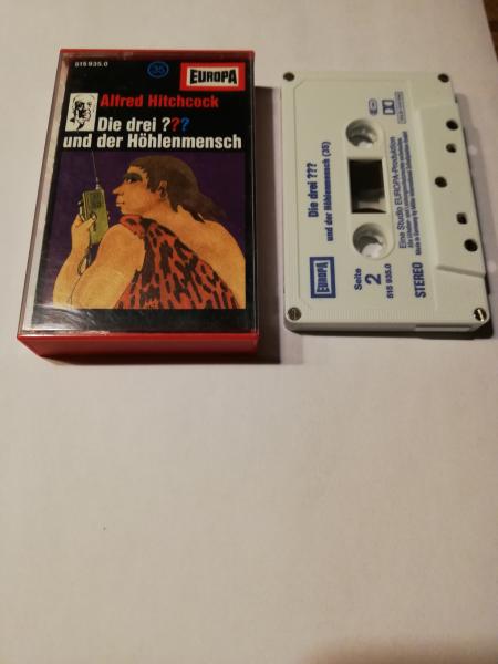 Die Drei Fragezeichen Folge 35 und der Höhlenmensch 5-fach Silber geschraubt Weiß mit Blauen Druck 515935.0 Europa