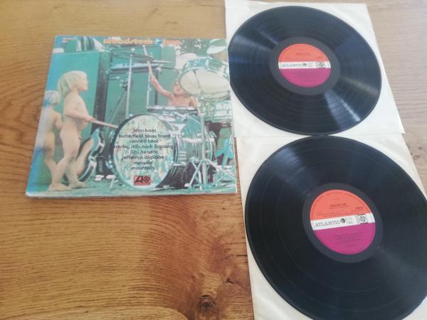 Woodstock Two 1971 Atlantic 2400131 UK Pressung Doppel LP VG+/VG+