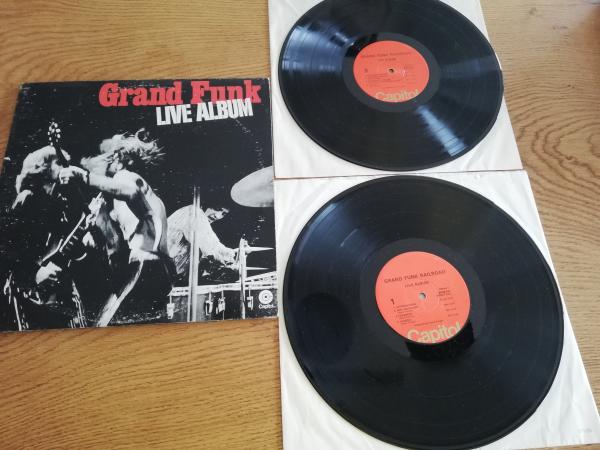 Grand Funk Live Album 1970 Capitol Records SWBB 633 Canadische Pressung 2 LP VG+/VG