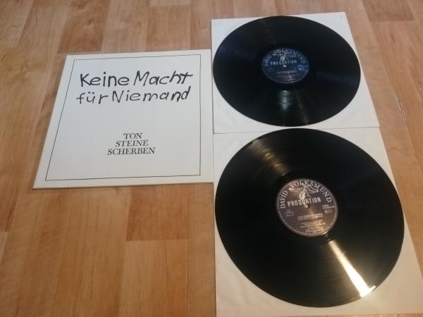Ton Steine Scherben Keine Macht für Niemand 1972 David Volksmund 76.28 827-02-1 Doppel-LP Deutsche Pressung M/NM