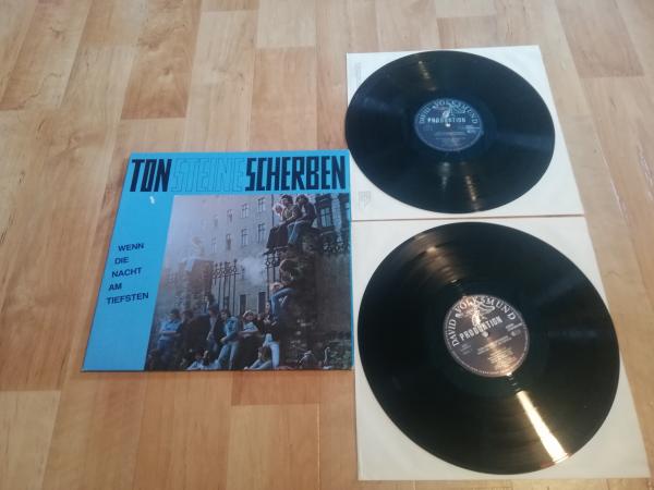 Ton Steine Scherben Wenn die Nacht am Tiefsten 1975 David Voilksmund 76.28 826-01-1 Doppel-LP Deutsche Pressung VG+/VG