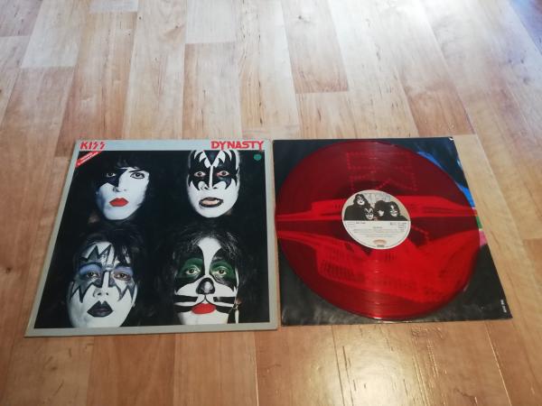 Kiss Dynasty 1979 Casablanca Records NB 7049 Deutsche Pressung Rotes Vinyl VG+/VG+