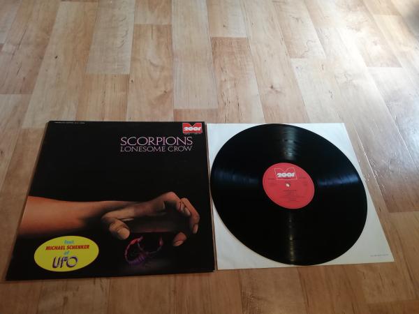 Scorpions Lonesome Crow feat.Michael Schenker of UFO 1981 Brain 200191 Deutsche Pressung VG+/VG+