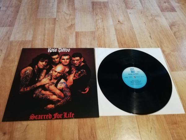 Rose Tattoo "Scarred for Life" 1990 Repertoire Records Deutsche Pressung NM/VG+