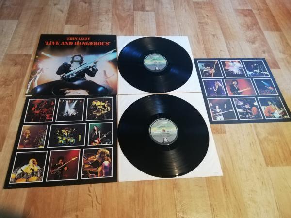Thin Lizzy Live and Dangerous 1978 Vertigo 6641810 Doppel LP UK Pressung NM/VG+