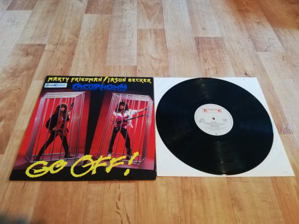 Cacophony Go Off Marty Friedman/Jason Becker 1988 Roadrunner Records RR 9599 Holländische Pressung NM/VG+