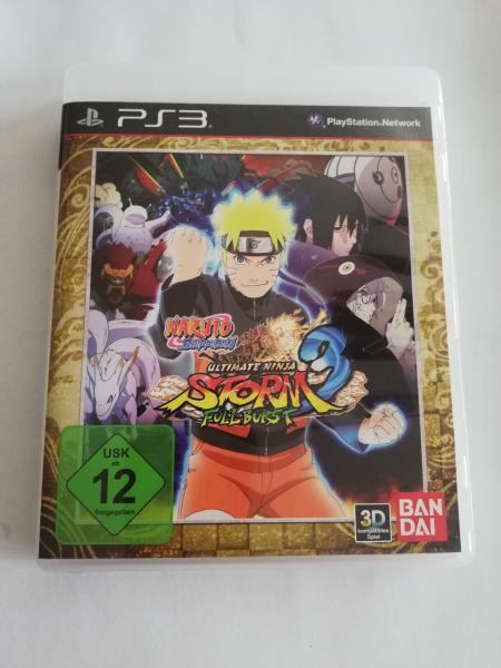 Naruto Shippuden: Ultimate Ninja Storm 3 Full Burst Playstation 3 BLES 01951 USK ab 12 Jahren