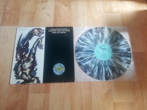 Depeche Mode Shake the disease 1985 Mute Records126.829 Mehrfarbiges Vinyl Deutsche Pressung VG+/VG Cover und Vinyl beschrieben