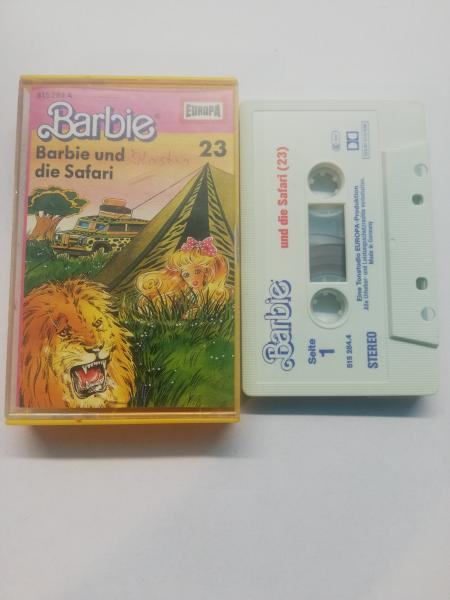 Barbie Folge 23 und die Safari Weiß mit Rot-Blauen Druck 515284.4 Europa Frontcover beschrieben