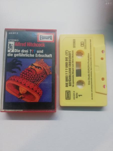 Die Drei Fragezeichen Folge 17 und die gefährliche Erbschaft Gelb 515917.2 Europa Innencover beschrieben
