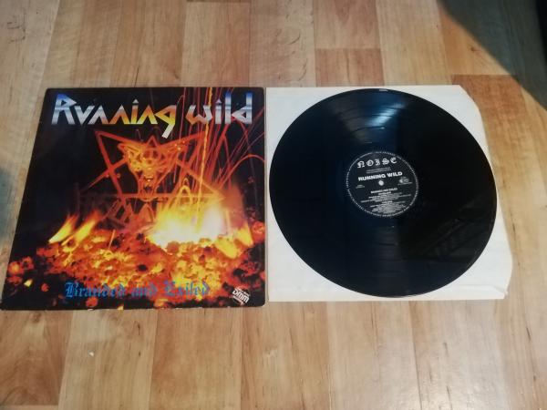 Running Wild Branded and Exiled 1985 Noise 08-1695 SPV Deutsche Pressung VG/VG
