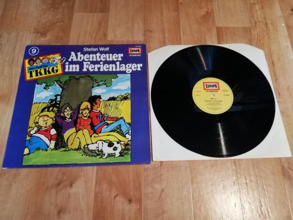 TKKG Folge 9 Abenteuer im Ferienlager 1981 Europa 115726.4 Deutsche Pressung VG+/VG+