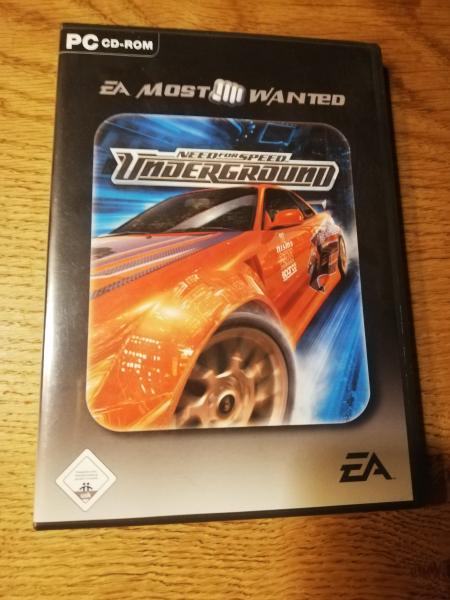 Need for Speed Underground Most Wanted EA PC Game ohne Anleitung