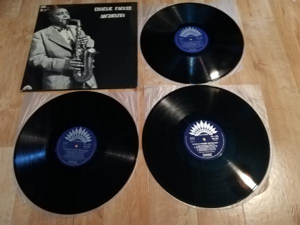 Charlie Parker Anthology 1977 America Records AM 008 Dreifach LP Französische Pressung NM/VG+