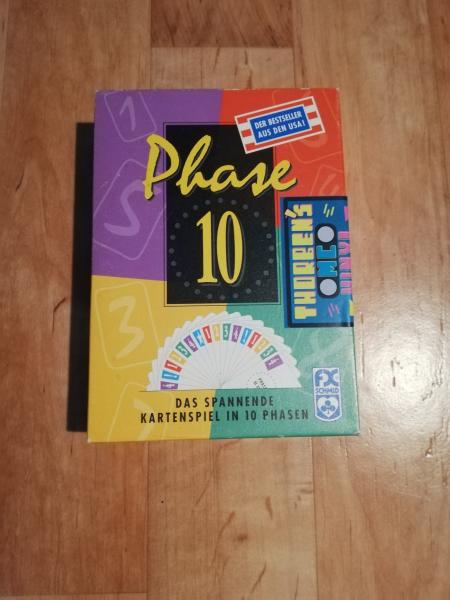 Phase 10 Das spannende Kartenspiel 10 Phasen No.70321.2 aus dem Jahre 1992 FX Schmid ohne Anleitung