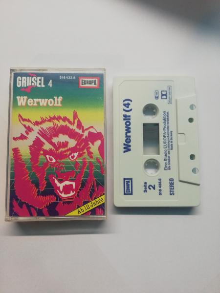 Europa Grusel Folge 4 Werwolf Weiß mit Blauen Druck 516433.8 Europa