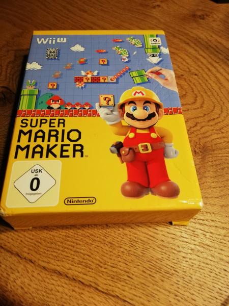 Super Mario Maker Nintendo Wii U incl Buch in OVP