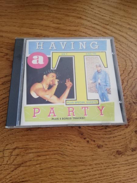 Ice-T - King Tee – Having A "T" Party 1991 Rams Horn Records – RHR 6045 Europäische Auflage