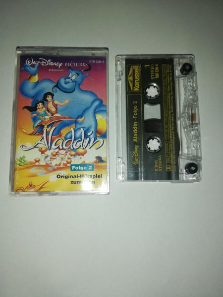 Aladdin Folge 2 Original-Hörspiel zum Film Transparent mit Gelben Druck 519326-4 Walt Disney Records