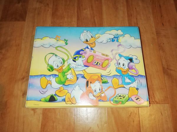 Donald Duck Hörspielkassettenkoffer Disney 1992 Forty Four Made in Holland
