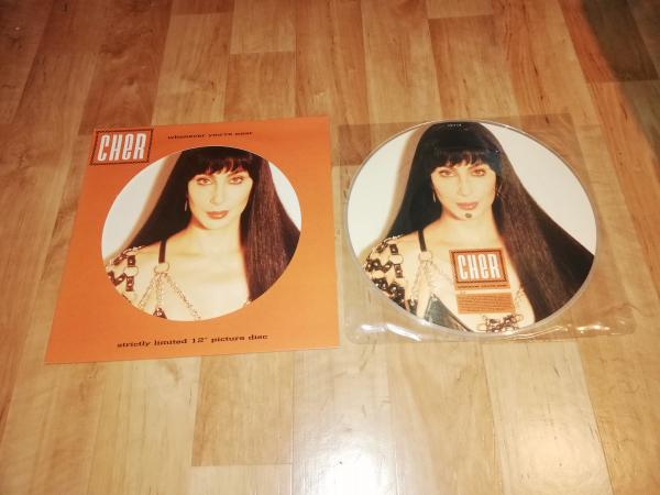 Cher Whenever you`re near 1992 Geffen Records GFSTP 32 limited 12`Picture Disc VG+/VG+