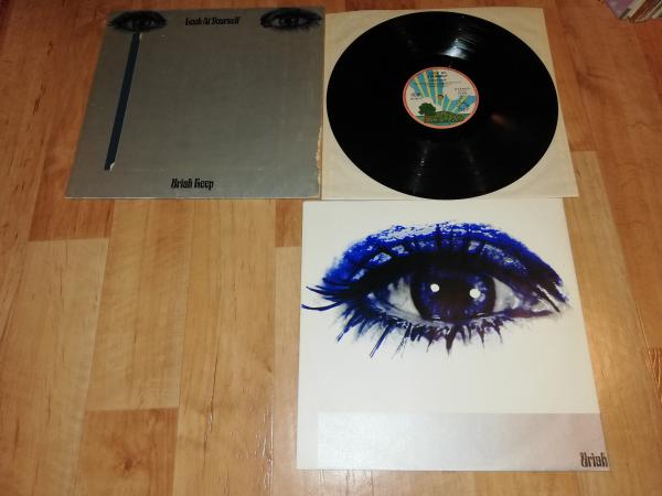 Uriah Heep- Look at yourself 1971 Bronze 85703 IT Incl. Poster Deutsche Pressung VG/VG-