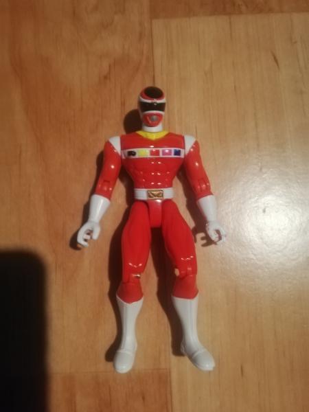 Power Ranger Red ohne Waffen 14cm 1997 Bandai