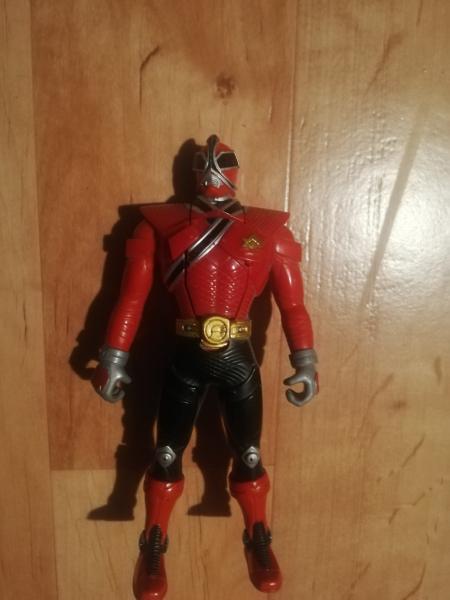 Power Rangers Samurai Red Switch Morphin Ranger ohne Waffe 16 cm 2010 Bandai