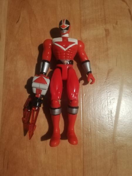 Power Rangers Time Force Quantum Ranger mit Waffe 14 cm 2000 Bandai