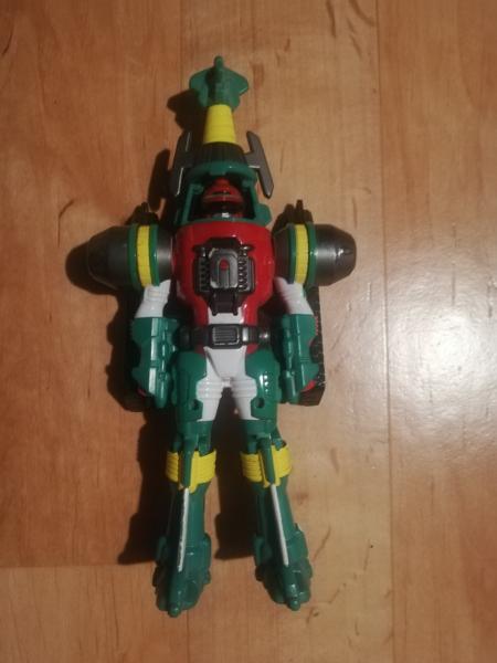 Power Rangers Operation Overdrive Grün Transforming Turbo Bohrer 2006 Bandai