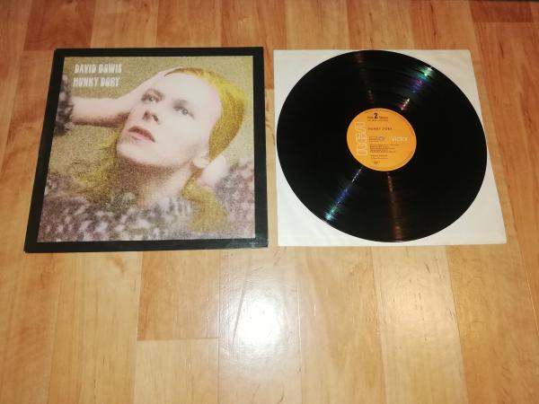 David Bowie Hunky Dory 1971 RCA LSP 4623( APRS-5948) Deutsche Pressung VG/VG-(Cover geklebt an der Seite)