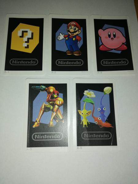 Nintendo 3DS Cards A1-A2-A4_A5-A6 Set