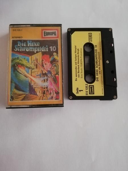 Die Hexe Schrumpeldei Folge 10 und die Drachenhexerei 5-fach Silber geschraubt Schwarz mit Beigen Aufkleber 515125.2 Europa