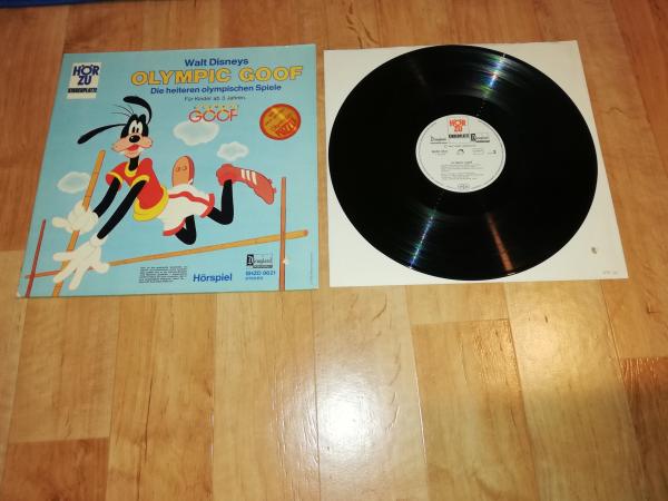 Walt Disneys Olympic Goof Hörzu Disneyland Records SHZD 9621 Deutsche Pressung VG+/VG+