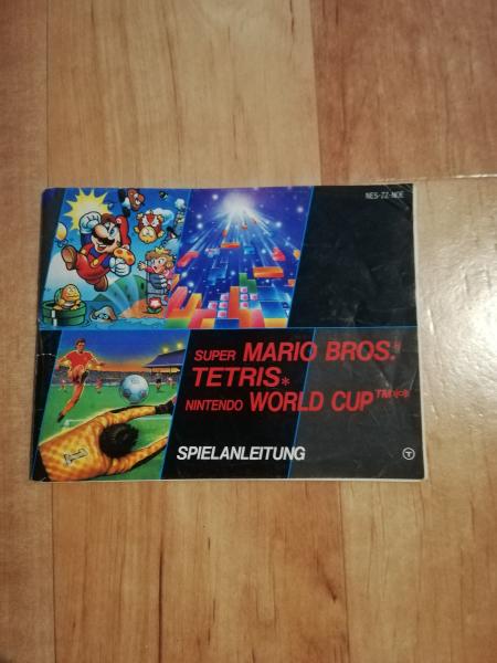Nintendo NES Anleitung Super Mario Bros./Tetris/Nintendo World Cup NES-ZZ-NOE