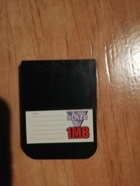 Playstation 1/PS One Retro Blaze Memory Card 1 MB Schwarz