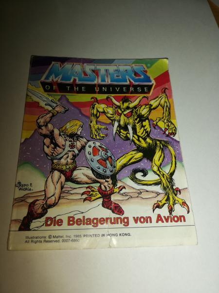Masters of the Universe Mini Comic Die Belagerung von Avion/LÀssedio di Avion 1985 Mattel 0007-6860