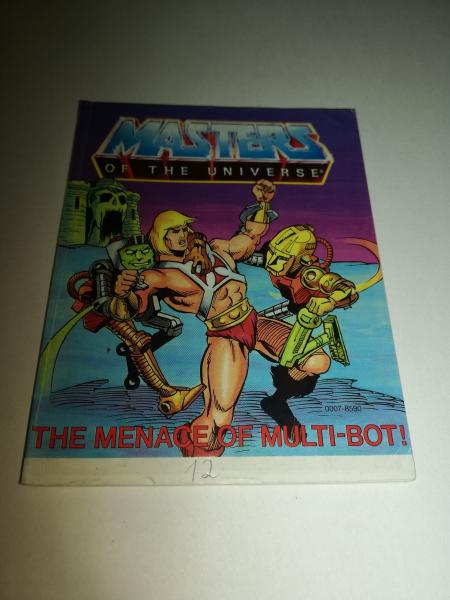 Masters of the Universe Mini Comic The Menace of Multi-Bot !/La Menace Du Multi-Bot ! 0007-8590
